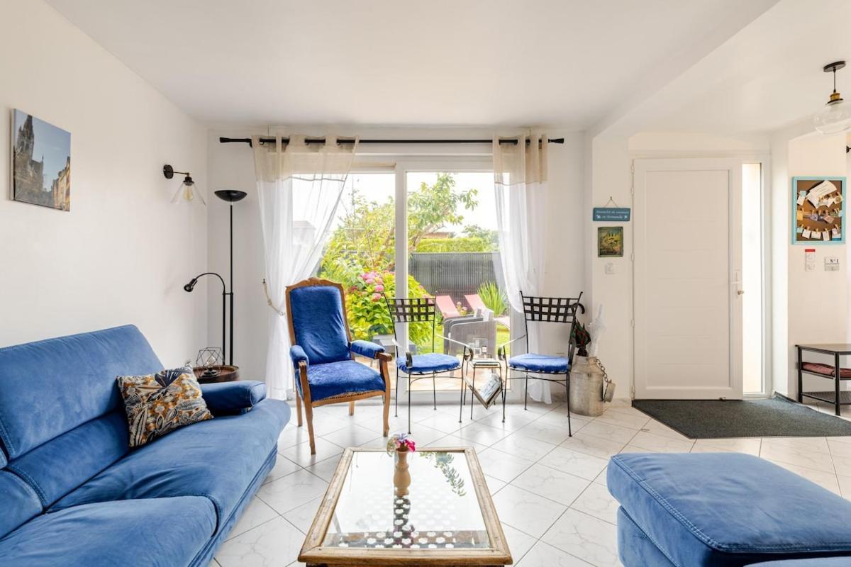 Gite 8 Personnes -4 Chambres-Parking Prive-Jardin-Rouen Est-Belbeuf ภายนอก รูปภาพ