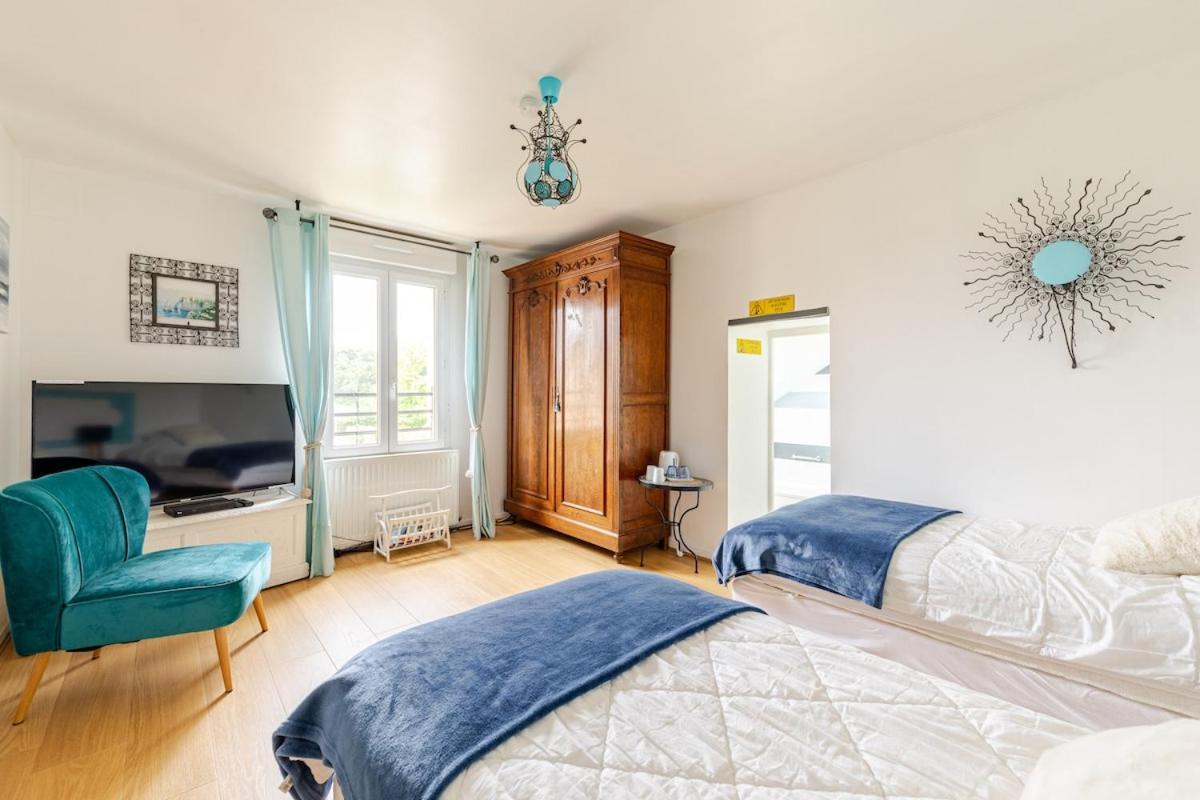Gite 8 Personnes -4 Chambres-Parking Prive-Jardin-Rouen Est-Belbeuf ภายนอก รูปภาพ